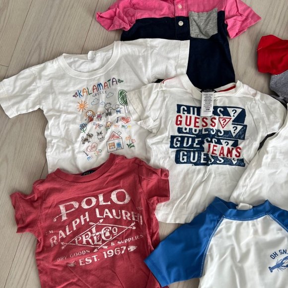 Set of 7 Boy's Toddler Tee Shirt Top 12-24 Months - Picture 3 of 3